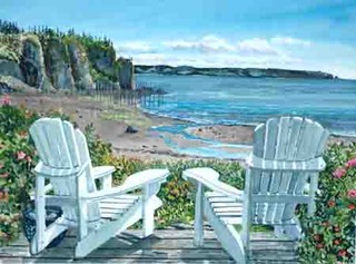 Chairs at Partridge Island