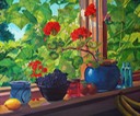 Geranium with Grapes
