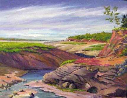 low tide in Great Villageem