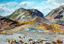 Mountains on Salar Tour