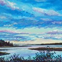 October Sky near Port Joli Acrylic