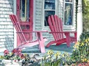 Pink Chairs at Front Centre