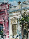 Sketch of Buildings in Asuncion