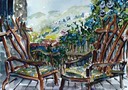 Sketch of Twig Chairs in Samaipata