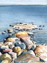 Rocks & Georgian Bay - Sketch