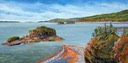View from Long Island (Oil)