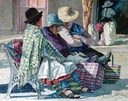 Three Women on a Bench